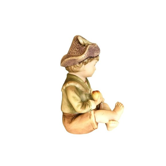 Vintage Porcelain Andrea by Sadek Made in Japan Boy Porcelain Figurine - Picture 4 of 6